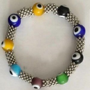 Evil Eye chakra color Bracelet